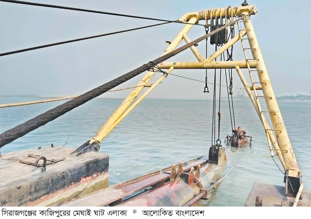 যমুনার নাব্যতা ফেরাতে ক্যাপিটাল ড্রেজিং যমুনার নাব্যতা ফেরাতে ক্যাপিটাল ড্রেজিং