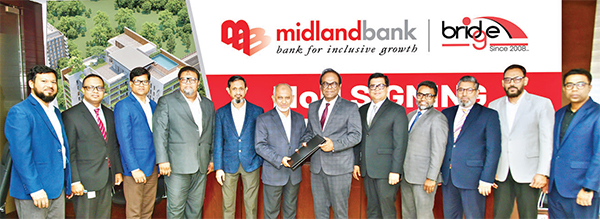মিডল্যান্ড ব্যাংক এবং ব্রিজ হোল্ডিংসের মধ্যে সমঝোতা স্মারক মিডল্যান্ড ব্যাংক এবং ব্রিজ হোল্ডিংসের মধ্যে সমঝোতা স্মারক