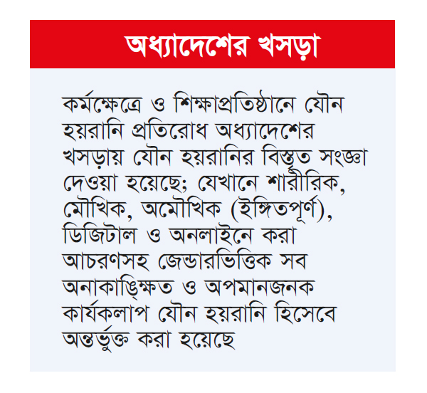 ডিজিটালজগতে অনাকাঙ্ক্ষিত আচরণও যৌন হয়রানি হবে ডিজিটালজগতে অনাকাঙ্ক্ষিত আচরণও যৌন হয়রানি হবে