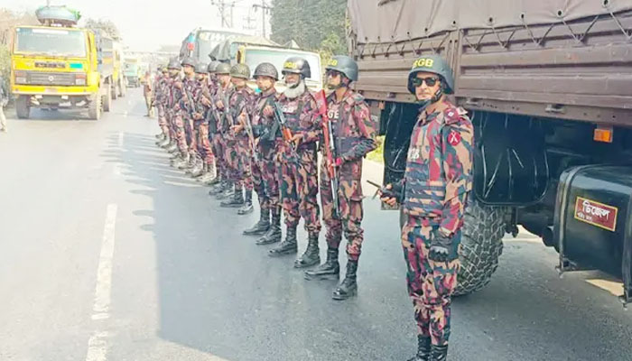 গাজীপুরে ১৪ প্লাটুন বিজিবি মোতায়েন গাজীপুরে ১৪ প্লাটুন বিজিবি মোতায়েন