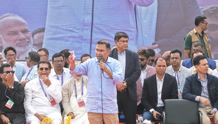 একটি দল দেশের অর্ধেক জনগোষ্ঠীকে ঘরে বন্দি রাখতে চায়: তারেক রহমান