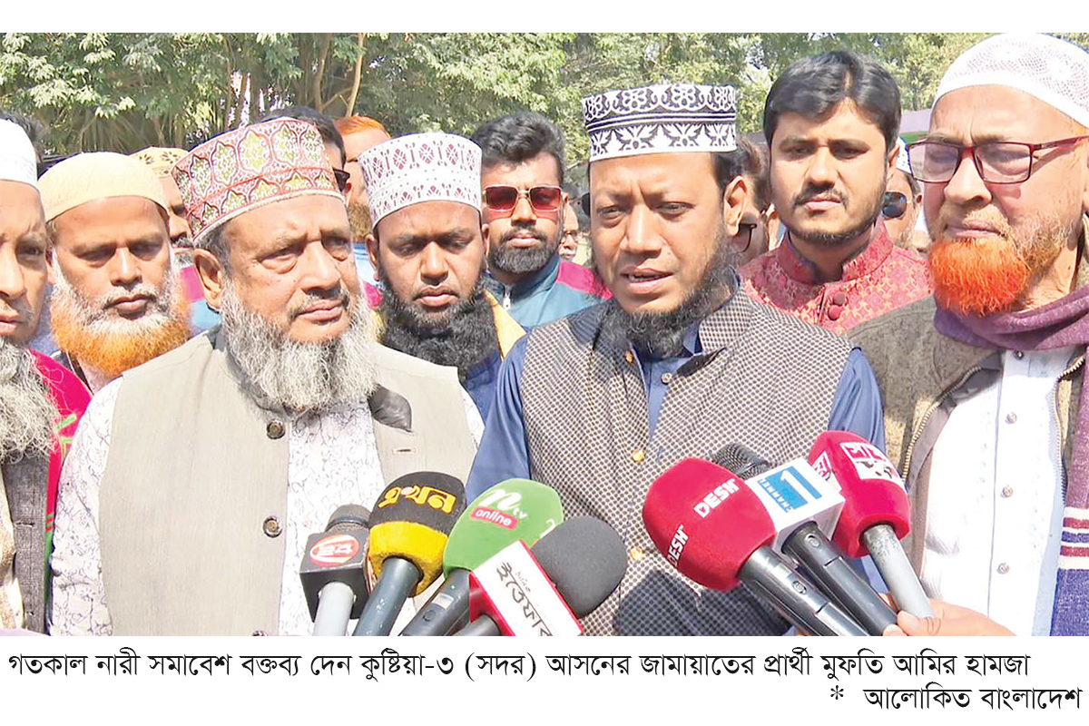 অবৈধ অস্ত্র উদ্ধার না হলে নির্বাচন সুষ্ঠু হবে না : আমির হামজা অবৈধ অস্ত্র উদ্ধার না হলে নির্বাচন সুষ্ঠু হবে না : আমির হামজা