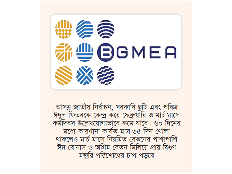 পোশাকশিল্পে গভীর সংকট, জরুরি আর্থিক সহায়তা চায় বিজিএমইএ পোশাকশিল্পে গভীর সংকট, জরুরি আর্থিক সহায়তা চায় বিজিএমইএ