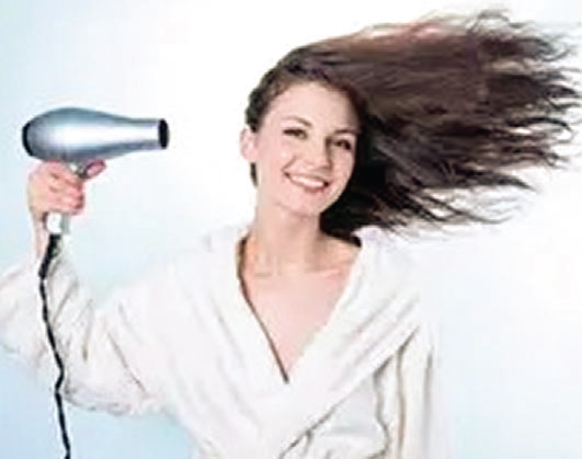 হেয়ার ড্রায়ারের ব্যবহার হেয়ার ড্রায়ারের ব্যবহার