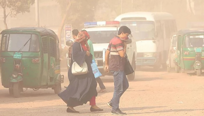 ঢাকার বাতাস আজ ‘অস্বাস্থ্যকর’, দূষণের শীর্ষে লাহোর ঢাকার বাতাস আজ ‘অস্বাস্থ্যকর’, দূষণের শীর্ষে লাহোর