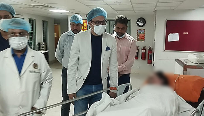 ‘সিলিন্ডার বিস্ফোরণে দগ্ধদের সর্বোচ্চ চিকিৎসা নিশ্চিতে সরকার বদ্ধপরিকর’ ‘সিলিন্ডার বিস্ফোরণে দগ্ধদের সর্বোচ্চ চিকিৎসা নিশ্চিতে সরকার বদ্ধপরিকর’