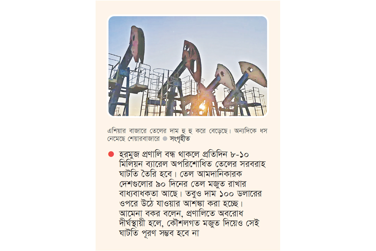 তেলের বাজারে অস্থিরতা শেয়ারবাজারে ধস তেলের বাজারে অস্থিরতা শেয়ারবাজারে ধস