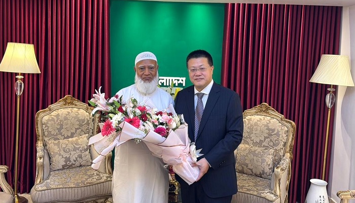 জামায়াত আমিরের সঙ্গে চীনের রাষ্ট্রদূতের সৌজন্য সাক্ষাৎ