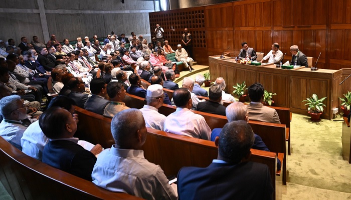 সরকারদলীয় এমপিদের সংসদীয় দলের সভা অনুষ্ঠিত সরকারদলীয় এমপিদের সংসদীয় দলের সভা অনুষ্ঠিত