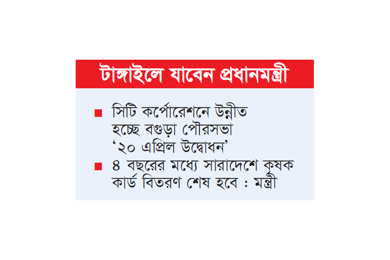 ‘কৃষক কার্ড’ বিতরণ কার্যক্রম উদ্বোধন আজ ‘কৃষক কার্ড’ বিতরণ কার্যক্রম উদ্বোধন আজ