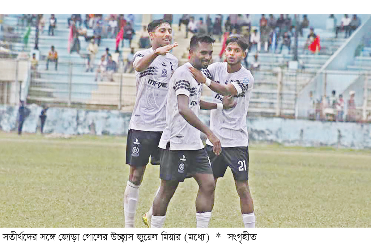 জুয়েলের জোড়া গোলে ফাইনালের আশা বাঁচিয়ে রাখল মোহামেডান জুয়েলের জোড়া গোলে ফাইনালের আশা বাঁচিয়ে রাখল মোহামেডান