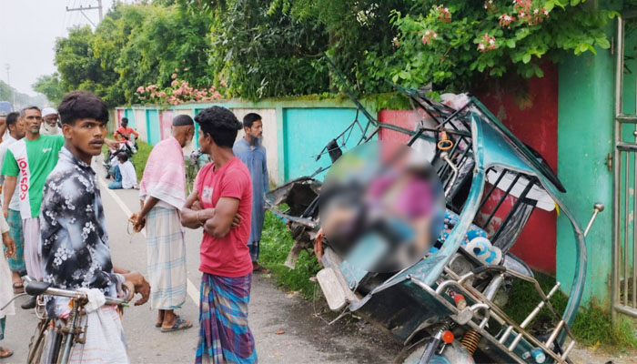 পাকুন্দিয়ায় ট্রাকচাপায় অটোরিকশার ২ যাত্রী নিহত, আহত ৩ পাকুন্দিয়ায় ট্রাকচাপায় অটোরিকশার ২ যাত্রী নিহত, আহত ৩