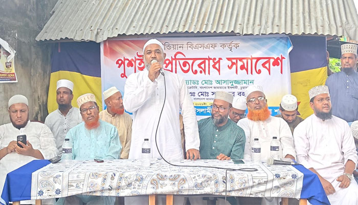বিএসএফের ‘পুশইন’ প্রতিরোধে জীবননগরে জামায়াতের সমাবেশ বিএসএফের ‘পুশইন’ প্রতিরোধে জীবননগরে জামায়াতের সমাবেশ
