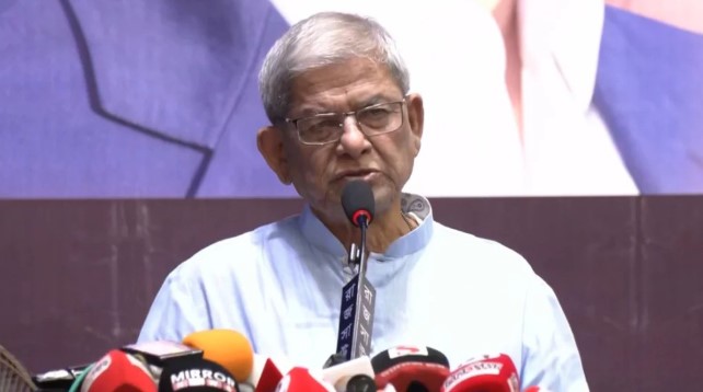 বিএনপি সরকার গণমাধ্যমের স্বাধীনতা নিশ্চিতে প্রতিজ্ঞাবদ্ধ: মির্জা ফখরুল বিএনপি সরকার গণমাধ্যমের স্বাধীনতা নিশ্চিতে প্রতিজ্ঞাবদ্ধ: মির্জা ফখরুল