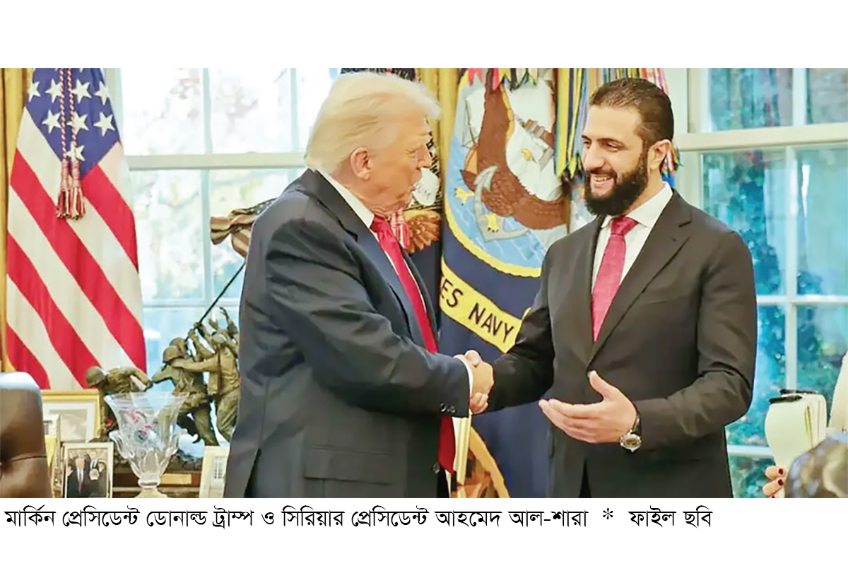 ইসরায়েলকে নিন্দা, সিরিয়ার সহযোগিতা চাইলেন ট্রাম্প ইসরায়েলকে নিন্দা, সিরিয়ার সহযোগিতা চাইলেন ট্রাম্প