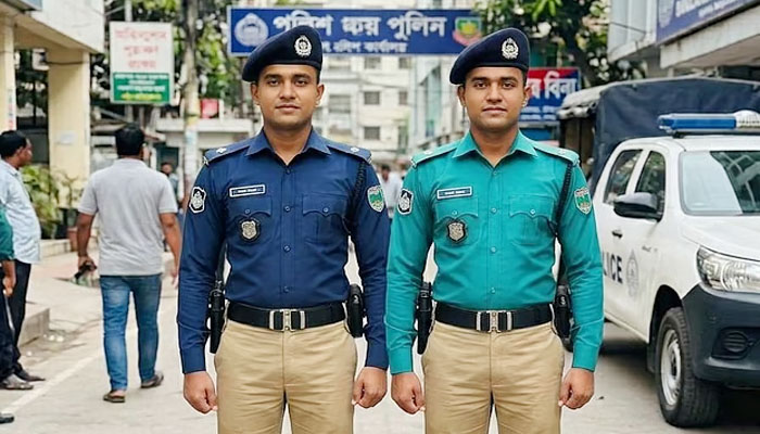 গাঢ় নীল-হালকা জলপাই শার্ট ও খাকি প্যান্টে ফিরছে পুলিশ গাঢ় নীল-হালকা জলপাই শার্ট ও খাকি প্যান্টে ফিরছে পুলিশ