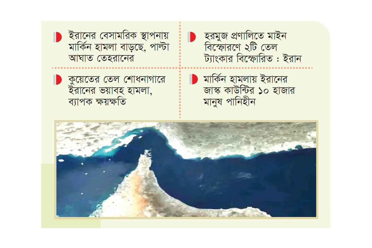 হরমুজ প্রণালি ঘিরে ফের উত্তপ্ত মধ্যপ্রাচ্য হরমুজ প্রণালি ঘিরে ফের উত্তপ্ত মধ্যপ্রাচ্য