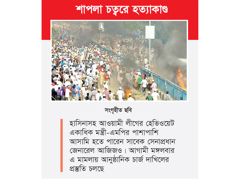 হাসিনাসহ ৪১ জনের বিরুদ্ধে খসড়া প্রতিবেদন কাল হাসিনাসহ ৪১ জনের বিরুদ্ধে খসড়া প্রতিবেদন কাল