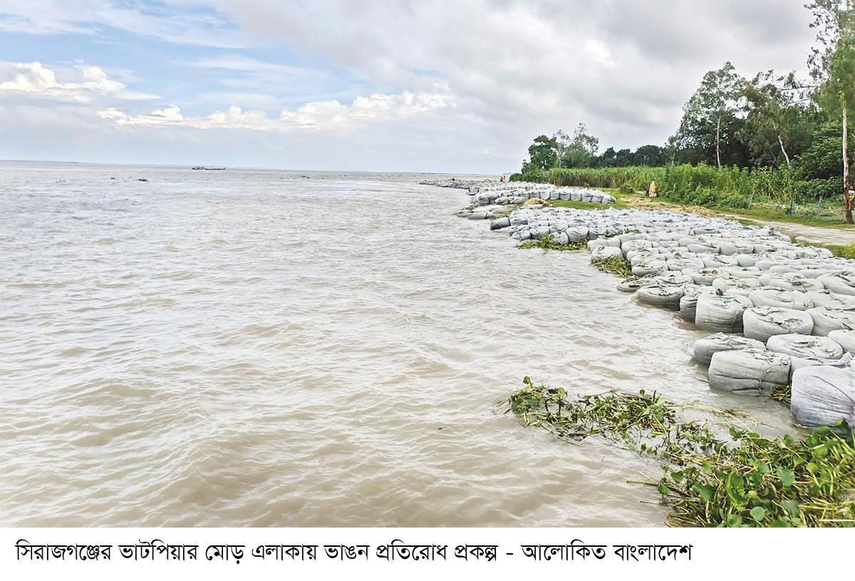 যমুনা ভাঙন প্রতিরোধ প্রকল্পের কাজ সম্পন্ন যমুনা ভাঙন প্রতিরোধ প্রকল্পের কাজ সম্পন্ন