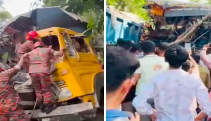 শাহরাস্তিতে বাস-ট্রাক সংঘর্ষে প্রাণ গেল ৩ জনের, আহত ১৫ শাহরাস্তিতে বাস-ট্রাক সংঘর্ষে প্রাণ গেল ৩ জনের, আহত ১৫