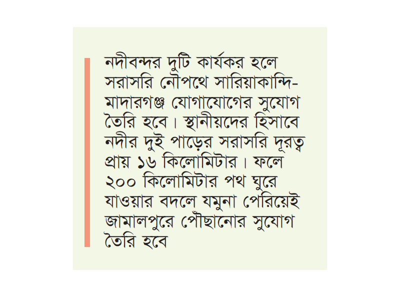যমুনায় হচ্ছে দুই নদীবন্দর উত্তরবঙ্গে সুদিনের হাতছানি যমুনায় হচ্ছে দুই নদীবন্দর উত্তরবঙ্গে সুদিনের হাতছানি