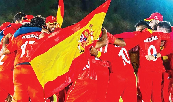ফুটবলে বিশ্ব চ্যাম্পিয়ন স্পেন এবার ক্রিকেটেও বিশ্ব রেকর্ড গড়ল ফুটবলে বিশ্ব চ্যাম্পিয়ন স্পেন এবার ক্রিকেটেও বিশ্ব রেকর্ড গড়ল