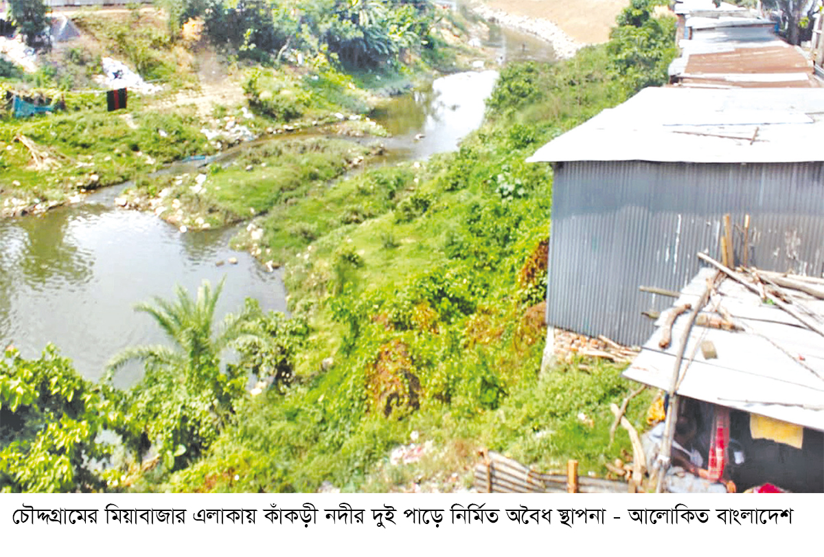 কুমিল্লায় নদী ও খাল-বিলে অবৈধ দখলদার বাড়ছে কুমিল্লায় নদী ও খাল-বিলে অবৈধ দখলদার বাড়ছে