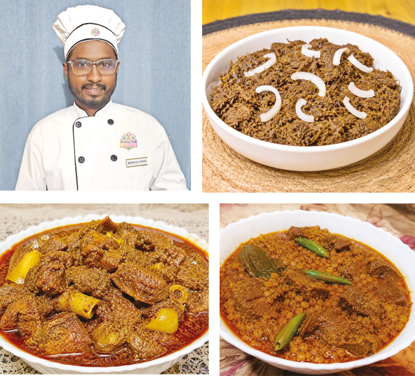 গরুর মাংসের মজাদার তিন পদ গরুর মাংসের মজাদার তিন পদ
