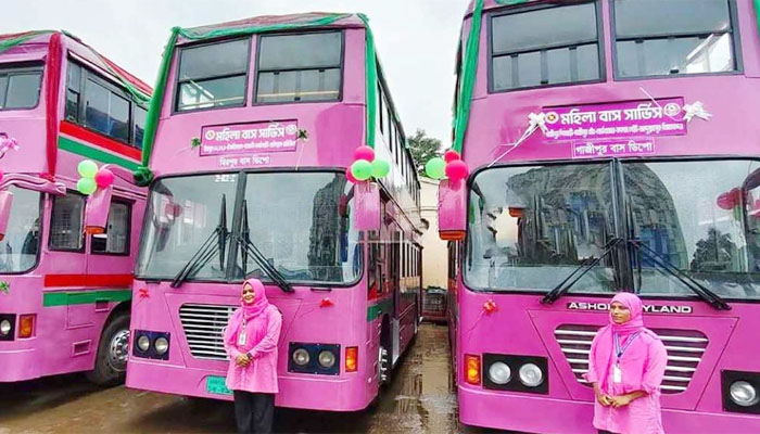 পিংক বাসের জন্য নারী চালক খুঁজছে বিআরটিসি পিংক বাসের জন্য নারী চালক খুঁজছে বিআরটিসি