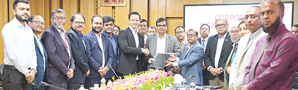 সোনালী ব্যাংক ও এক্সেনটেকের মধ্যে কর্পোরেট চুক্তি সোনালী ব্যাংক ও এক্সেনটেকের মধ্যে কর্পোরেট চুক্তি