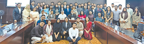 এনএসইউতে নবনিযুক্ত বার কাউন্সিল ও হাইকোর্টের আইনজীবীদের সংবর্ধনা এনএসইউতে নবনিযুক্ত বার কাউন্সিল ও হাইকোর্টের আইনজীবীদের সংবর্ধনা