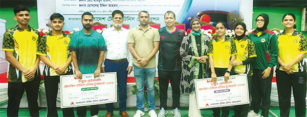 টেবিল টেনিসে অপ্রতিরোধ্য আনসার ও ভিডিপি টেবিল টেনিসে অপ্রতিরোধ্য আনসার ও ভিডিপি
