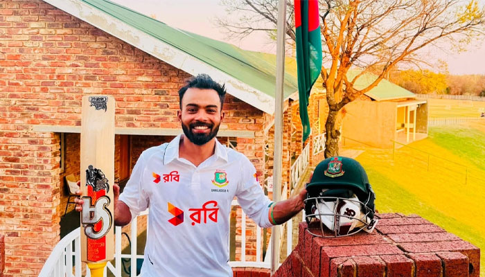 ট্রিপল সেঞ্চুরি করে টেস্ট দলে হৃদয় ট্রিপল সেঞ্চুরি করে টেস্ট দলে হৃদয়