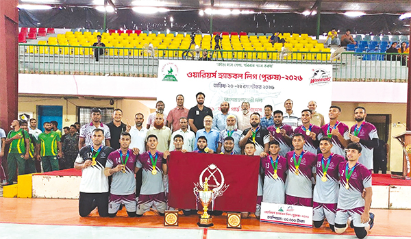 ওয়ারিয়র্স হ্যান্ডবল লিগে চ্যাম্পিয়ন বিজিবি সেরা খেলোয়াড় বিজিবির তাজু হাসান ওয়ারিয়র্স হ্যান্ডবল লিগে চ্যাম্পিয়ন বিজিবি সেরা খেলোয়াড় বিজিবির তাজু হাসান