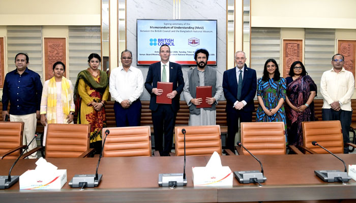 ব্রিটিশ কাউন্সিল ও জাতীয় জাদুঘরের মধ্যে সমঝোতা স্মারক স্বাক্ষর ব্রিটিশ কাউন্সিল ও জাতীয় জাদুঘরের মধ্যে সমঝোতা স্মারক স্বাক্ষর