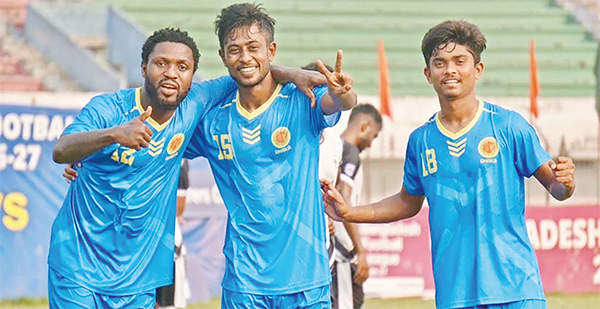 আবাহনীর বড় জয় আবাহনীর বড় জয়