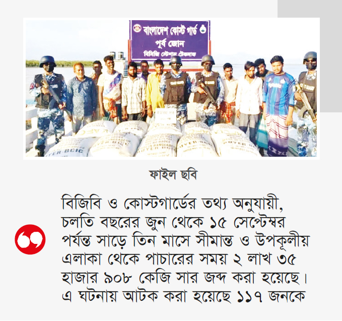 সারের বিনিময়ে মিয়ানমার থেকে আসছে মাদক-অস্ত্র সারের বিনিময়ে মিয়ানমার থেকে আসছে মাদক-অস্ত্র
