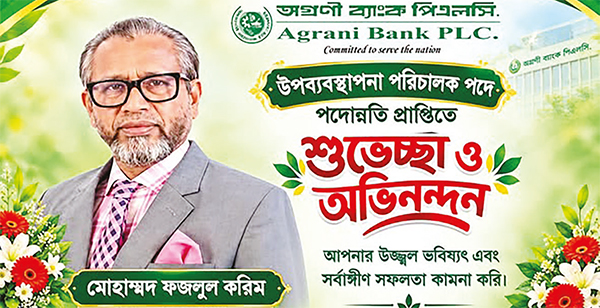 অগ্রণী ব্যাংক থেকে দুজন উপব্যবস্থাপনা পরিচালক পদে পদোন্নতি অগ্রণী ব্যাংক থেকে দুজন উপব্যবস্থাপনা পরিচালক পদে পদোন্নতি