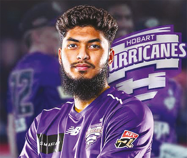 বিগ ব্যাশে রিশাদকে ধরে রাখল হোবার্ট হারিকেন্স বিগ ব্যাশে রিশাদকে ধরে রাখল হোবার্ট হারিকেন্স