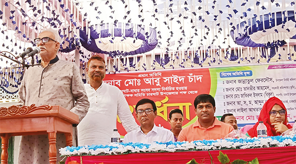 এমপি আবু সাইদ চাঁদকে শিক্ষক সমিতির সংবর্ধনা এমপি আবু সাইদ চাঁদকে শিক্ষক সমিতির সংবর্ধনা