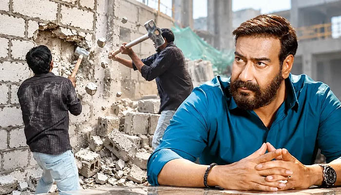 ভাঙা হলো অজয় দেবগনের বাড়ি ভাঙা হলো অজয় দেবগনের বাড়ি