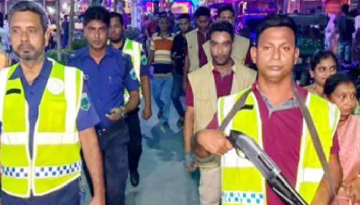 সিরাজগঞ্জে ৫৬২ পূজামণ্ডপের নিরাপত্তায় ৭৪৮ পুলিশ সদস্য সিরাজগঞ্জে ৫৬২ পূজামণ্ডপের নিরাপত্তায় ৭৪৮ পুলিশ সদস্য