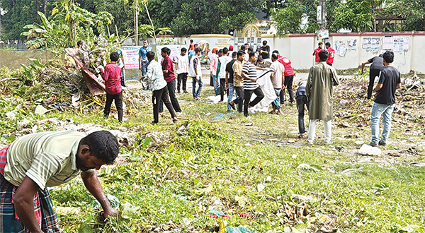 সমন্বিত পরিচ্ছন্নতা কার্যক্রম শুরু সমন্বিত পরিচ্ছন্নতা কার্যক্রম শুরু