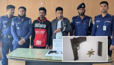 নড়াইলের লোহাগড়ায় অস্ত্রসহ দুই চিহ্নিত সন্ত্রাসী আটক