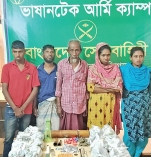 যৌথ বাহিনীর অভিযানে সাত দিনে গ্রেপ্তার ৩৮৩  