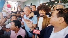 সিলেটে মানুষের ভালোবাসায় সিক্ত হামজা 