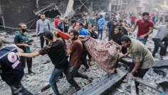 মধ্যরাতে গাজায় ইসরায়েলি হামলায় অন্তত ২০ ফিলিস্তিনি নিহত