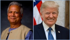 বাংলাদেশ ও ড. ইউনূসকে শুভেচ্ছা জানালেন ট্রাম্প