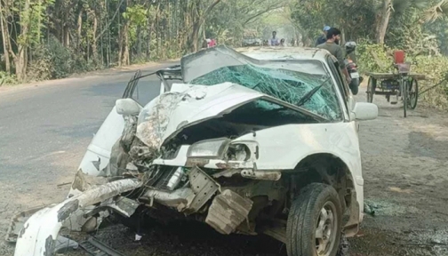 মর্মান্তিক সড়ক দুর্ঘটনা, ঈদে বাড়ি ফেরা হলো না বাবা-মেয়ের