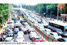 যানজট ও বায়ুদূষণে স্থবির পরিবেশ  